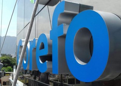 letrero acrílico